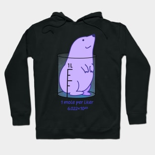 One mole per litre Chemistry Pun Mole Hoodie